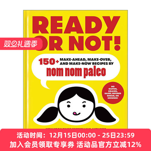 英文原版 Ready or Not 原始饮食法2 精装食谱 英文版 进口英语原版书籍