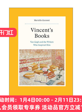 英文原版 Vincent's Books 文森特的书 梵高与启发过他的作家 精装 英文版 进口英语原版书籍