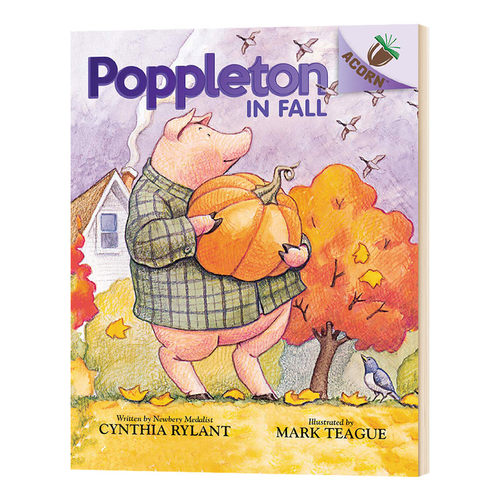 华研原版 学乐橡树种子系列 小猪波普尔顿4 英文原版 Poppleton in Fall 英文版 进口英语书籍