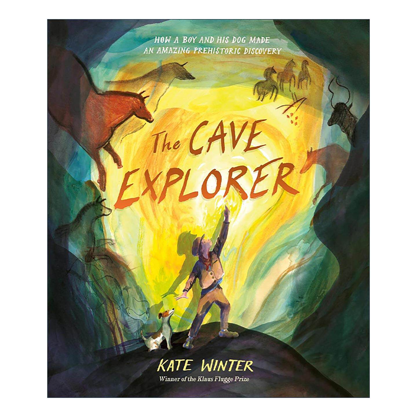 英文原版 The Cave Explorer 洞穴探险人 Kate Winter 精装儿童探险艺术绘本 英文版 进口英语原版书籍