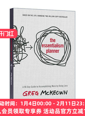 英文原版 The Essentialism Planner 精要主义规划簿 少做多得的90天指南 精要主义作者格雷戈·麦吉沃恩 精装 进口英语原版书籍