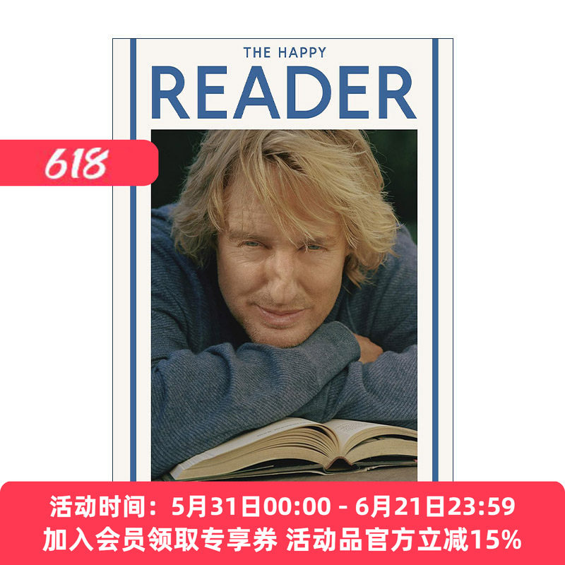英文原版 The Happy Reader 13 快乐读者杂志第13期 封面人物欧文·威尔逊 午夜巴黎主演 英文版 进口英语原版书籍