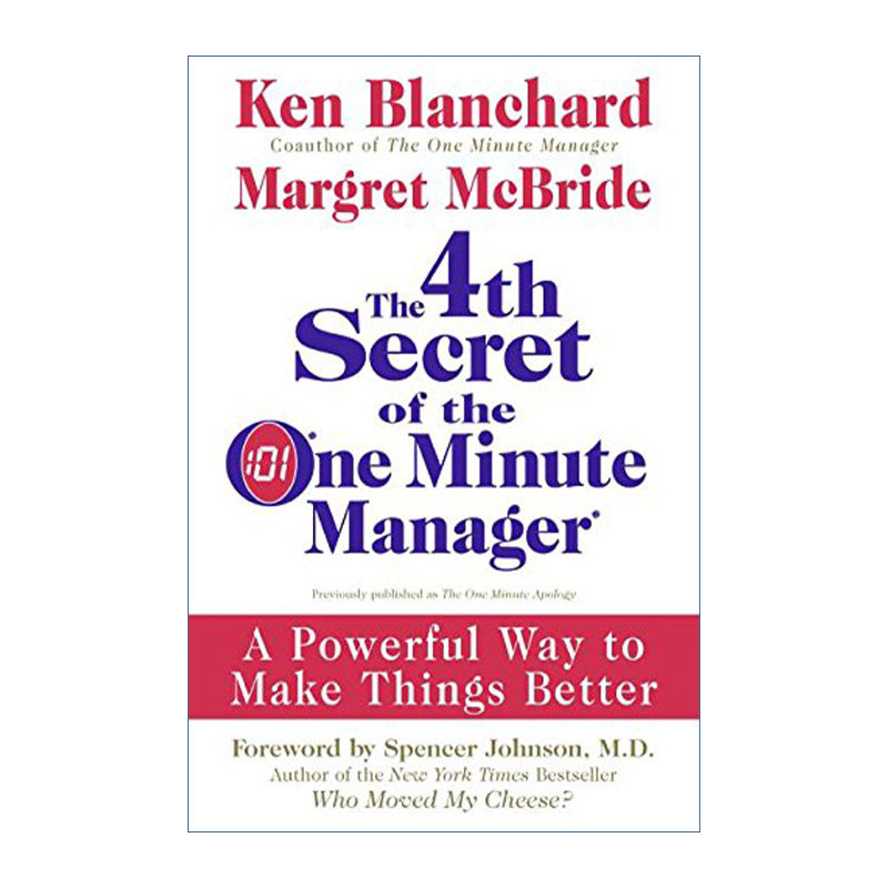 一分钟经理人的第四个诀窍  英文原版 The 4th Secret of the One Minute Manager 精装 英文版 进口英语原版书籍