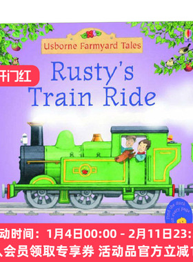 英文原版 Farmyard Tales Poppy and Sam Rusty's Train Ride 农场故事 鲁斯蒂的火车旅行 儿童启蒙故事书 英文版 进口英语书
