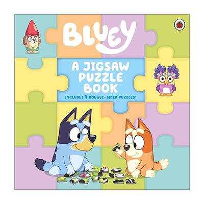 英文原版 Bluey A Jigsaw Puzzle Book 小蓝狗布鲁伊 趣味拼图书 英文版 进口英语原版书籍
