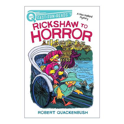 英文原版 Rickshaw To Horror 黄包车惊魂记 鸭侦探马拉德小姐系列 英文版 进口英语原版书籍