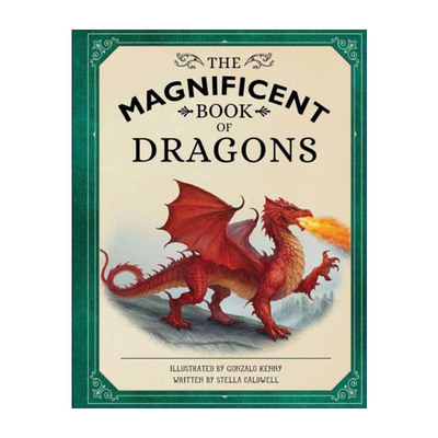 龙  英文原版 The Magnificent Book of Dragons 科普大全 精装全彩插图 英文版 进口英语原版书籍