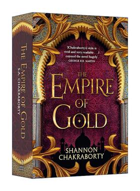 英文原版 The Empire of Gold 黄金帝国 达瓦巴德三部曲3 Shannon Chakraborty 奇幻小说 英文版 进口英语原版书籍