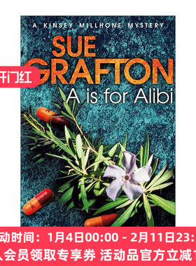 英文原版 A is for Alibi 不在现场 侦探推理悬疑小说 苏·格拉夫顿字母系列作品 Sue Grafton 英文版 进口英语原版书籍