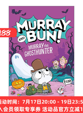 英文原版 Murray the Ghosthunter 猎魂猫咪 穆雷和本系列 儿童插画故事书 大卫威廉姆斯合作画师Adam Stower 英文版 进口英语原版