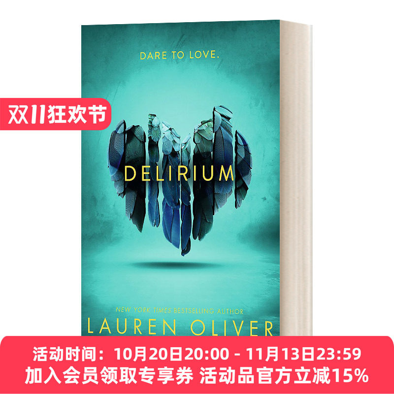 英文原版小说 Delirium Delirium Trilogy 1 爱是一种病 劳伦 奥利弗 忽然七日作者 英文版 进口英语原版书籍