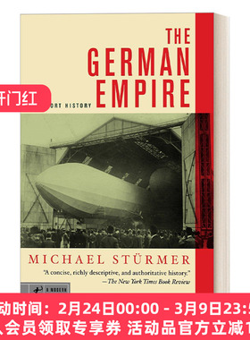 德意志帝国 简史 英文原版 The German Empire A Short History Michael Stürmer 兰登书屋现代图书馆编年史 英文版 进口英语书籍