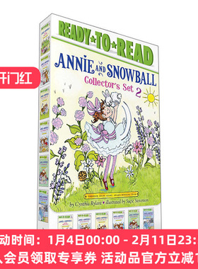 英文原版 Annie and Snowball Collector's Set 2 安妮和雪球系列6本盒装2 Ready to Read Level 2 英文版 进口英语原版书籍