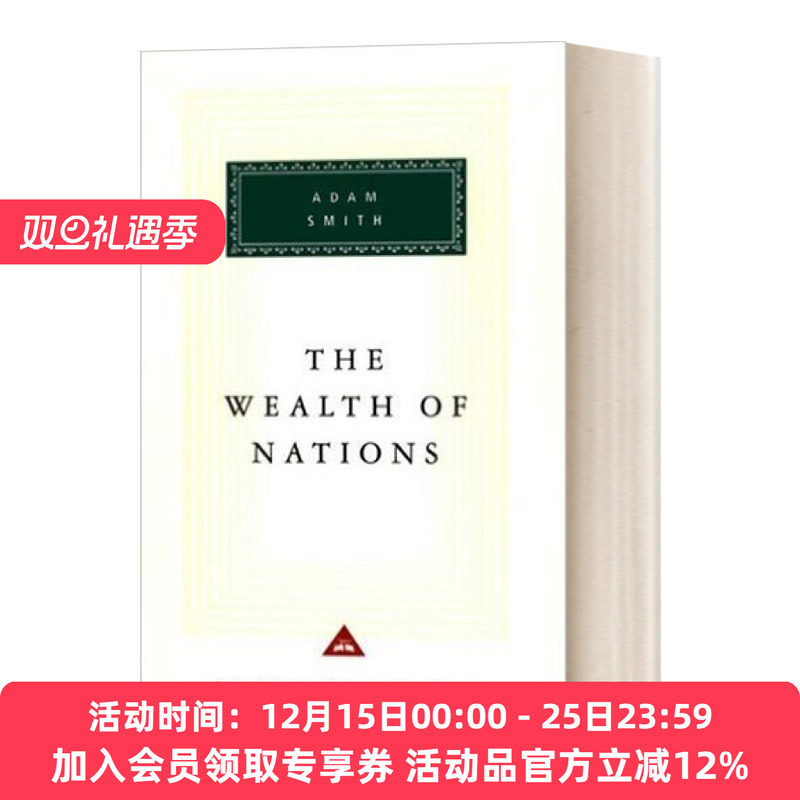 英文原版 The Wealth of Nations 国富论 人人图书馆精装收藏版 英文版 进口英语原版书籍