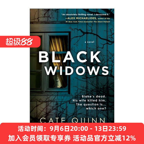英文原版 Black Widows 黑寡妇 惊悚悬疑小说 Charlie Tuesday系列作者Cate Quinn 英文版 进口英语原版书籍