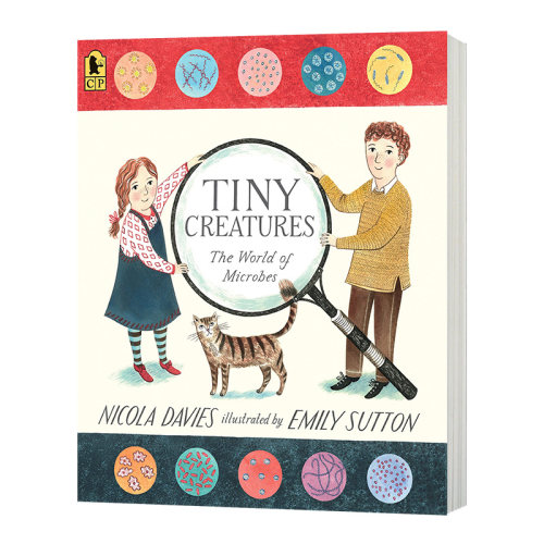微生物的世界 英文原版 Tiny Creatures The World of Microbes 英文版儿童英语科普绘本 进口原版书籍 Nicola Davies