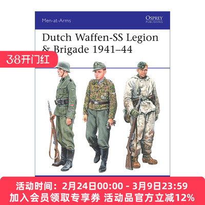 英文原版 Dutch Waffen-SS Legion & Brigade 1941–44 二战荷兰党卫军军团和志愿兵旅 历史上的军队系列 英文版 进口英语原版书籍