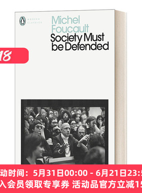 必须保卫社会 英文原版 Society Must be Defended 米歇尔 福柯  现代经典 英文版 进口英语原版书籍