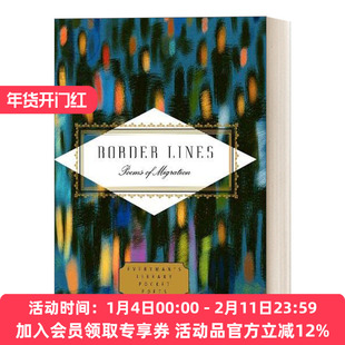 移民诗歌集 英文原版 Border Lines Poems About Migration Everyman精装收藏版 口袋诗歌系列 英文版 进口英语原版书籍