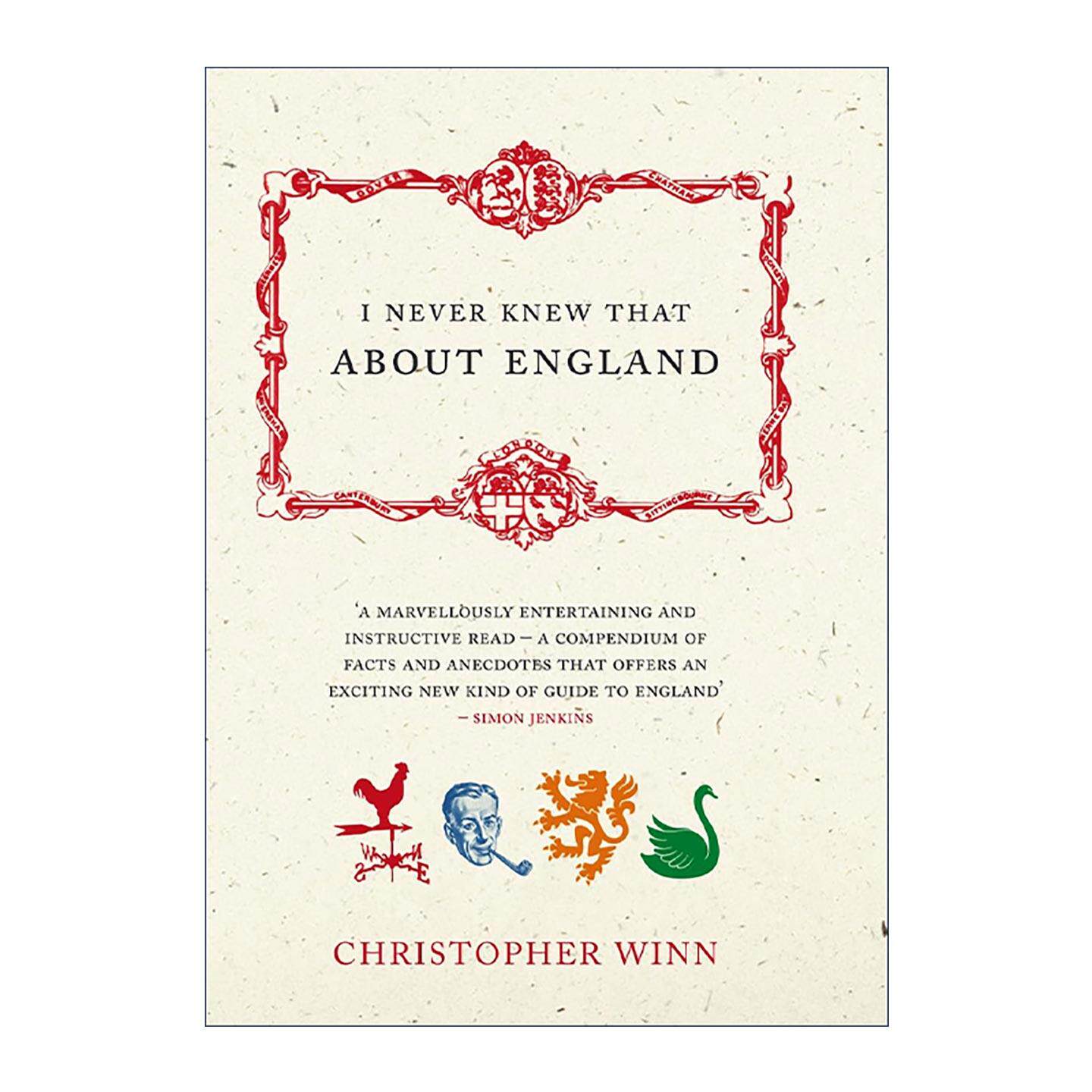 英文原版 I Never Knew That About England 英格兰那些你所不知的事 英格兰杂记 Christopher Winn 英文版 进口英语原版书籍