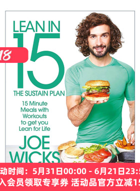 英文原版 Lean in 15 十五分钟搞定餐食与锻炼 让你终身保持苗条 Joe Wicks 英文版 进口英语原版书籍