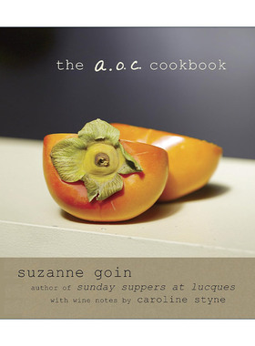 英文原版 The A.O.C. Cookbook 葡萄酒吧食谱 詹姆斯比尔德奖得主Suzanne Goin 精装 英文版 进口英语原版书籍