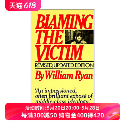 英文原版 Blaming the Victim 谴责受害者 社会学 William Ryan 英文版 进口英语原版书籍