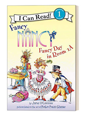 漂亮的南希 英文原版 I Can Read 1 Fancy Nancy Day in Room 1-A 教室里的完美一天 小俏妞希希分级读物 英文版 进口英语书