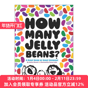 英文原版 How Many Jelly Beans 有多少软糖豆 精装 英文版 进口英语原版书籍