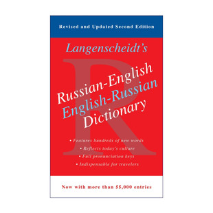 朗氏 书籍 Dictionary 英文原版 英俄双语词典 进口英语原版 英语 Russian English Langenscheidt 俄语 第2版
