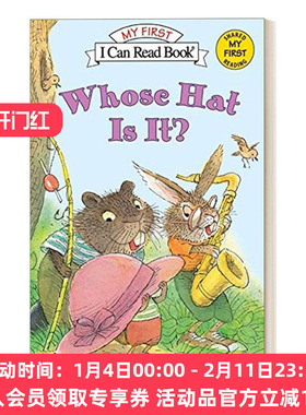 英文原版 Whose Hat Is It? 是谁的帽子 My First I Can Read分级阅读 英文版 进口英语原版书籍