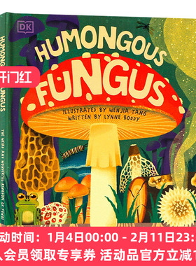英文原版 Humongous Fungus 真菌王国 儿童自然知识科普绘本 英文版