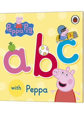 英文原版 Peppa Pig ABC with Peppa 跟着小猪佩奇一起学字母 英文版 进口英语原版书籍