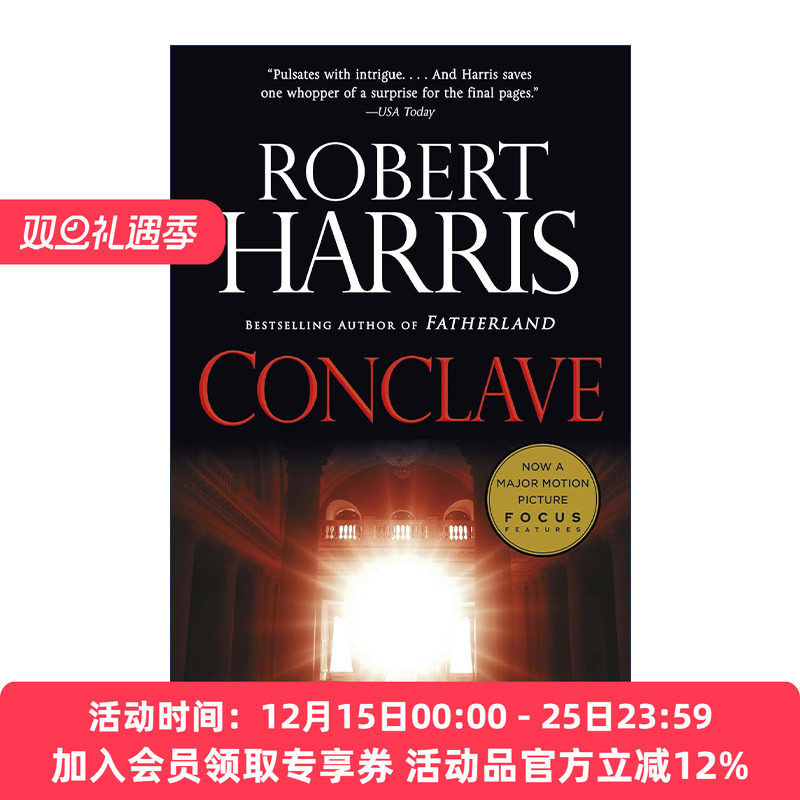 英文原版 Conclave 秘密会议 英国国家图书奖短名单 惊悚悬疑小说 罗伯特&middot;哈里斯 英文版 进口英语原版书籍