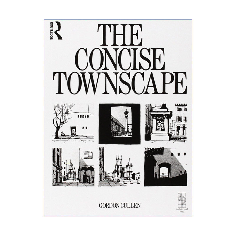 简明城市景观  英文原版 Concise Townscape 英文版 进口英语原版书籍