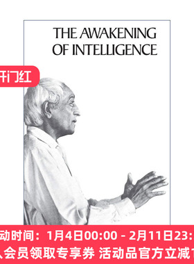 英文原版 The Awakening of Intelligence 智慧的觉醒 二十世纪卓越心灵导师的人生智慧觉醒课 克里希那穆提 进口英语原版书籍