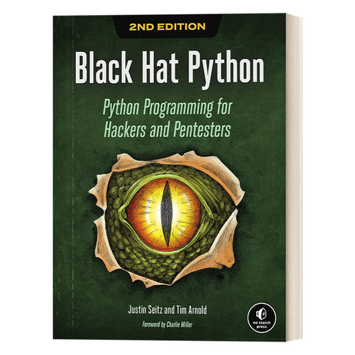黑帽子 英文原版 Black Hat Python 2nd Edition 第二版 黑客与渗透测试编程之道 Justin Seitz 英文版 进口英语原版书籍