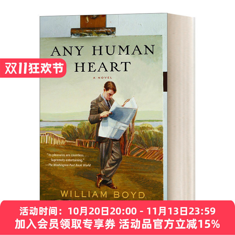 英文原版 Any Human Heart 赤子之心 凡人之心 洛根·蒙斯图尔特的私密日记 William Boyd威廉·博伊德 英文版 进口英语原版书籍