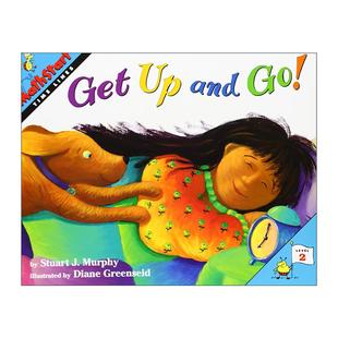 英文原版 Mathstart Level 2 Get Up and Go 数学启蒙绘本2级 英文版 进口英语原版书籍