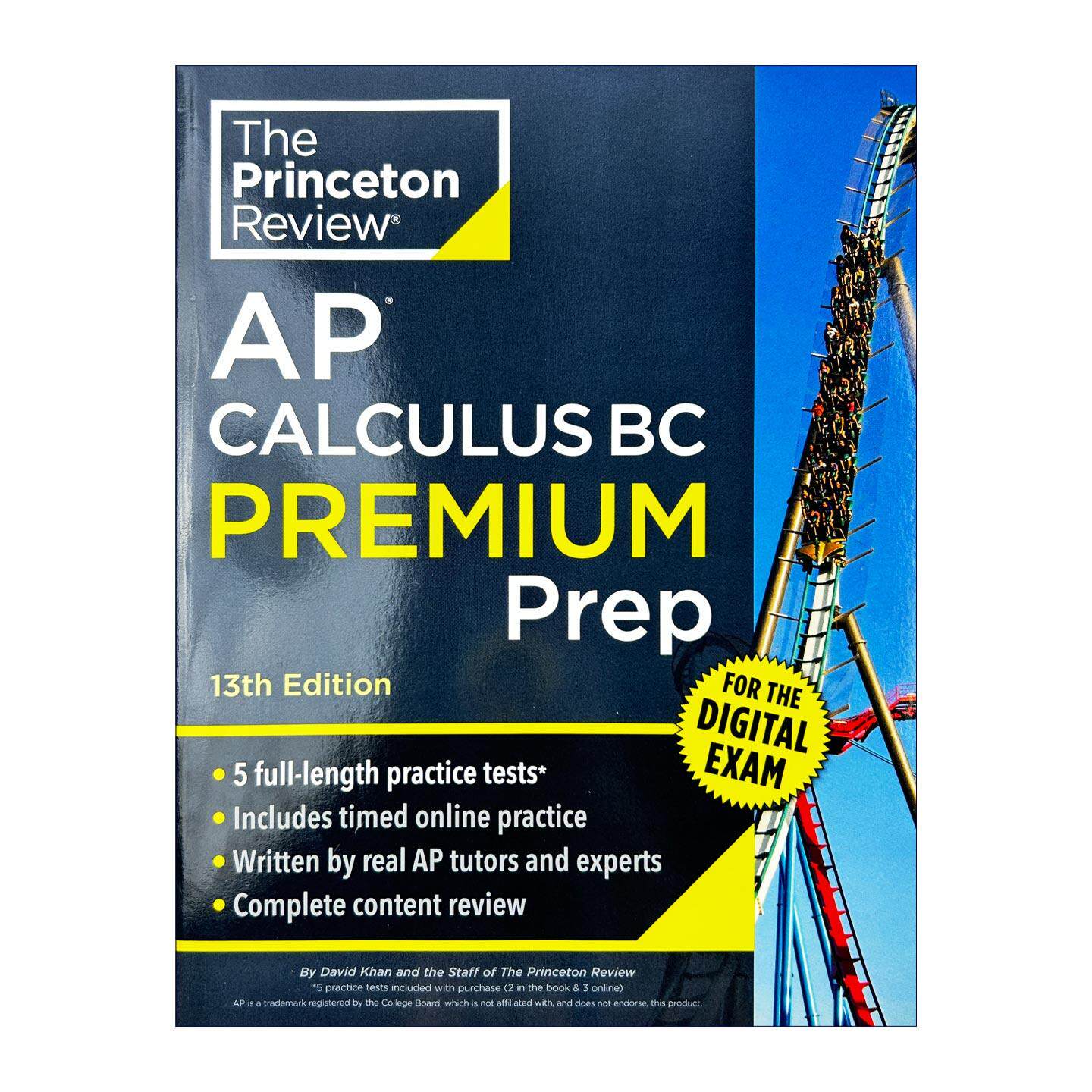 英文原版 Princeton Review AP Calculus BC Premium Prep 普林斯顿评论AP微积分BC 增值版 含线上题库 第13版 进口英语原版书籍