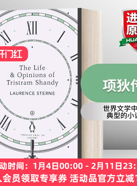 英文原版 Tristram Shandy 项狄传 英文版 进口英语原版书籍