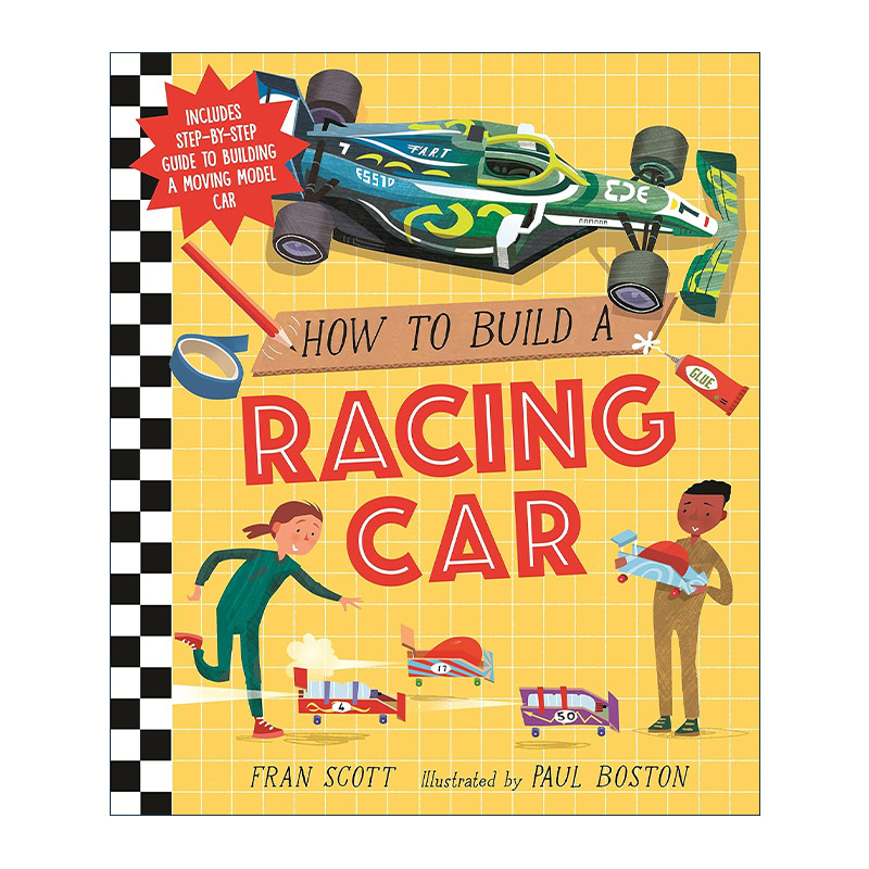 英文原版 How to Build a Racing Car 如何制作赛车 儿童科普百科知识绘本精装 英文版 进口英语原版书籍
