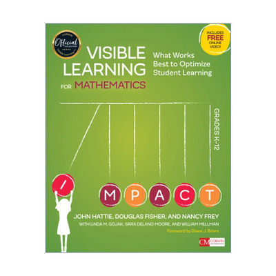 数学可视化学习  英文原版 Visible Learning for Mathematics Grades K-12 K-12年级阶段 英文版 进口英语原版书籍