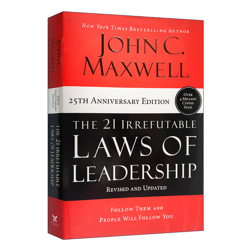领导力21法则 英文原版 The 21 Irrefutable Laws of Leadership 追随这些法则，人们就会追随你 精装 英文版 进口英语原版书籍