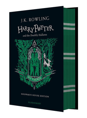 华研原版 哈利波特与死亡圣器 英文原版 Harry Potter and the Deathly Hallows Slytherin 斯莱特林学院版 精装 英文版 进口书
