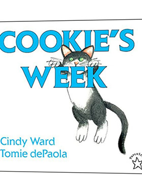 英文原版 Cookie's Week 小点心的一周 星期概念认知 英文版 进口英语原版书籍