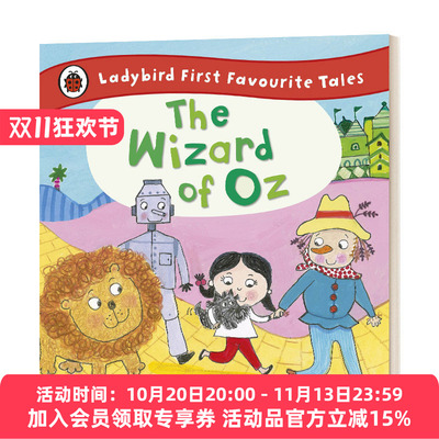 英文原版 The Wizard of Oz Ladybird First Favourite Tales 瓢虫童话故事系列 绿野仙踪 精装 英文版 进口英语原版书籍