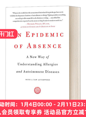过敏大流行 英文原版 An Epidemic of Absence 微生物的消失与免疫系统的永恒之战 英文版 进口英语原版书籍