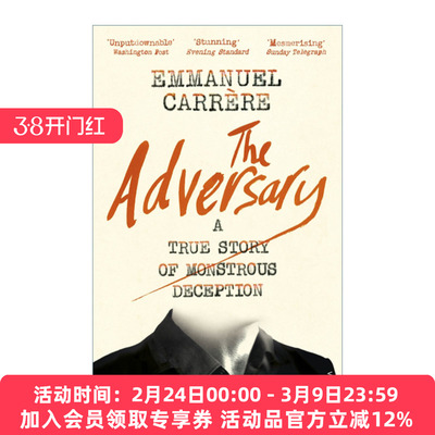英文原版 The Adversary 恶魔 埃马纽艾尔?卡雷尔 英文版 进口英语原版书籍