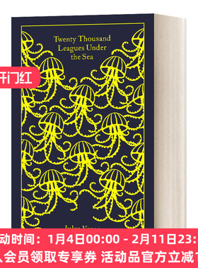 英文原版小说 Twenty Thousand Leagues Under the Sea 海底两万里 企鹅布面精装经典系列 英文版 进口英语原版书籍